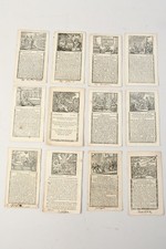 C25T14- Konvolut sakrale Kalender Holzschnitte Niederlande datiert ua 1715