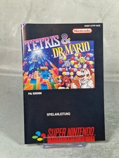 Super Nintendo SNES Spielanleitung Tetris & Dr.Mario NOE Deutsch Anleitung TOP