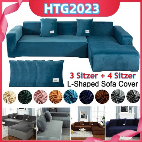 Sitzer samt stretch sofa - +, 4