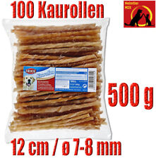 Trixie Kaurollen getrocknete Rinderhaut gedreht Kauknochen Kausnack Hundefutter