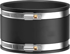 Flexible Gummi Muffe 100mm 150mm Gummimuffe Rohrverbinder Muffe binder für PVC