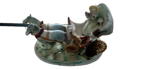 Porzellan kutsche barock - porzellan,