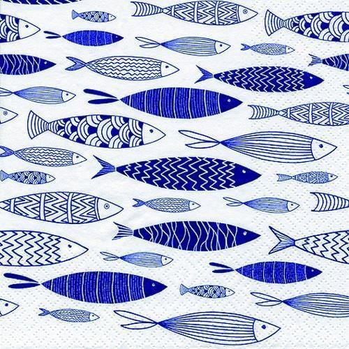Servietten shoal blue - shoal,