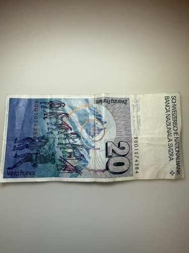 Schweizer banknote franken - 20,