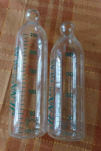 Milchflasche alt jenaer glas - milchflasche,