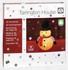 ✿ 60 LED SNOWMAN 3D FIGUR