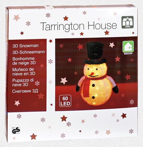 Led snowman 3d figur - ✿,