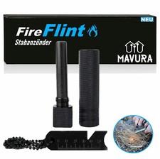FireFlint Feuer Stahl Feuerstarter Zündmetall XXL Feuerstein Magnesium Survival