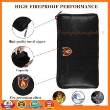 1-3* Feuerfeste Dokumententasche Geldkassette Feuersichere feuerfest Wasserdicht