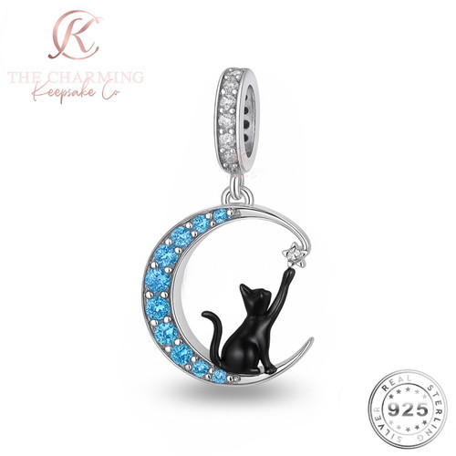 Schwarze katze mond - im, charm