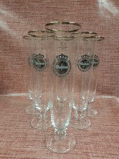 Warsteiner 6x Bierglas 0,3 l Gastro Bierglas Pokal Tulpe Eichstrich Warsteiner