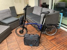 Brompton C-Line Electric, 6 Gang, top Zustand mit Extras