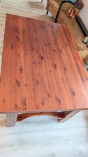 Schwerer Massiver Akazienholzesstisch
