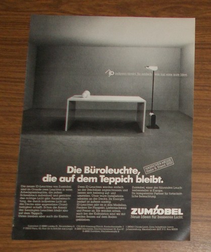 Seltene werbung zumtobel - seltene,