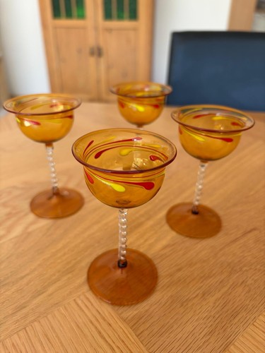 Vintage likörgläser - 4,