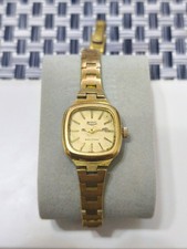 BWC Swiss Electronic Goldene Damen-Armbanduhr