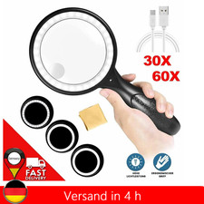 33 LED Lupe Handlupe mit Licht