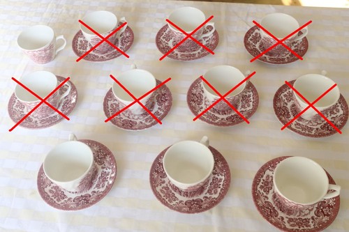 Tasse und x - und, untertasse