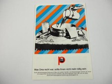 Prospekt Platal Bauwagen Sanitär-Container Kakerbeck DDR Export 1970er Jahre