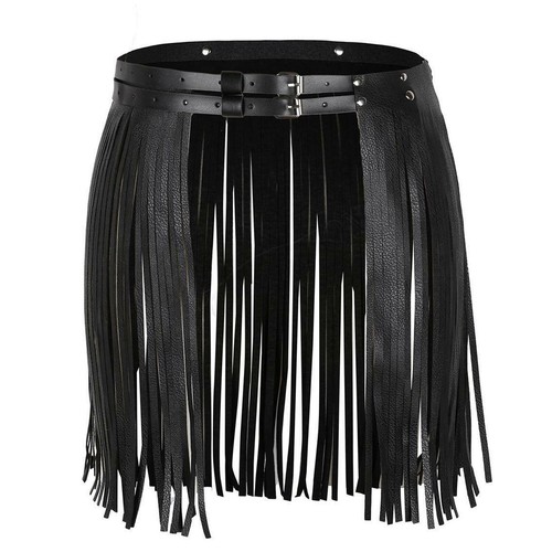 Damen hippie kunstleder double - damen,