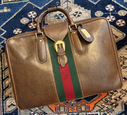 Originaler gucci lederkoffer - gucci,
