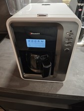 Hauswirt Kaffeemaschine Filterkaffee Mahlwerk einstellbar, Warmhalteplatte, Weiß