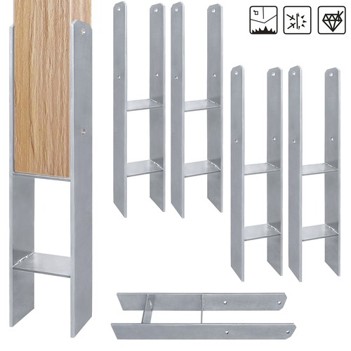 6pcs anker pfostenträger - 6pcs, h-anker