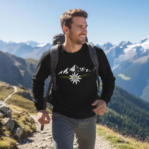 Pullover alpen edelweiß berg - alpen,