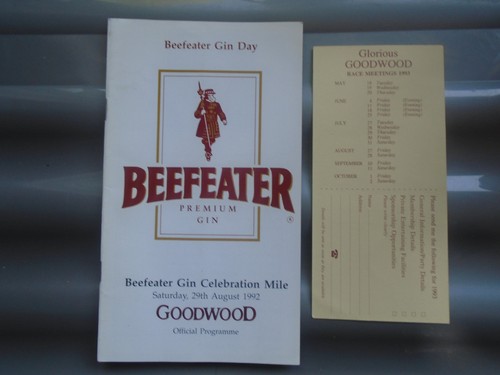 Goodwood racecard 1992 - goodwood,