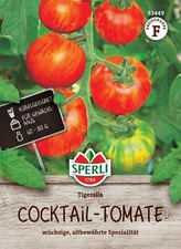 Sperli Tomatensamen Tigerella, für ca. 35 Pflanzen - sehr robuste Stabtomate