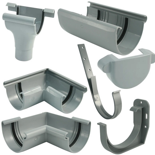 Marley dachrinnenset aus - dachrinnenset, pvc