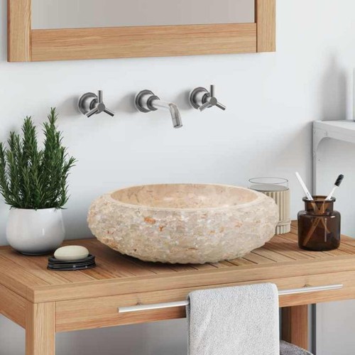 Waschbecken 40x12cm marmor - 40x12cm,