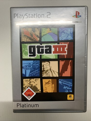 Ps2 gta iii platinum - gta, spiel
