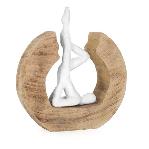 Skulptur yoga schulterstand - skulptur,