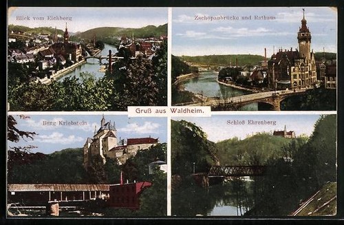 Waldheim sachsen - ak,