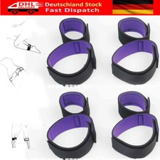 Erotik Bondage Hand Fuß Fessel Handschellen BDSM Handfessel Fußfessel Glas Plug