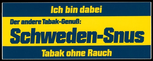 Werbe aufkleber schweden - werbe,