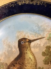 Alte Malte Porzellanplatte Mit