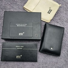 Montblanc  Meisterstück Herren Kartenetui Leder Schwarz 