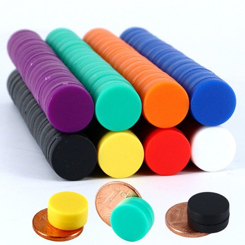 Neodym magnet gummiert - magnet,