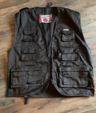 Outdoor Weste Canadian Angler Jagd Ranger Trekking Gr. XXXL Schwarz