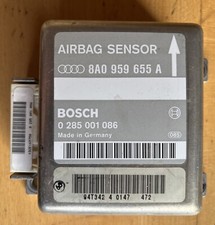 Steuergerät Airbag Sensor 8A0959655A Org Bosch Audi A4 B5 80 B4 A6 C4 0285001086