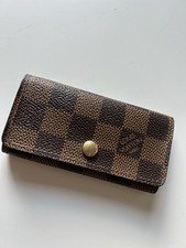 LOUIS VUITTON 6 Key Holder Schlüsseletui Schlüssel Etui Damier Ebene