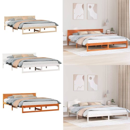 Bettgestell natur massivholz - ,