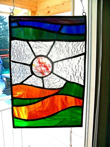 Fensterbild,Handarbeit,Tiffany