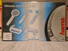 hama Ultimate Sports Kit 8 in 1 - NEU - Nintendo Wii WiiU Golf Tennis Lenkrad