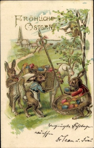 Präge litho glückwunsch - präge,