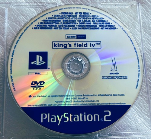 King field ps2 promo - king's,