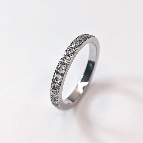 Fingerring zirkonia ring - fingerring,