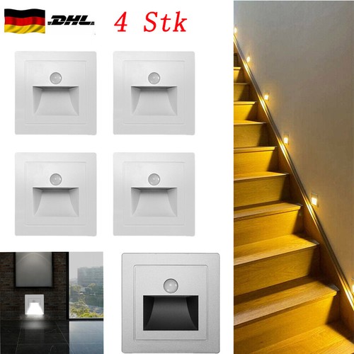 4stk led treppenlicht - led,